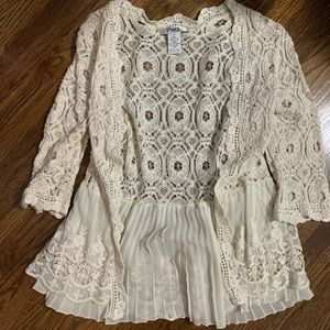 Lace Cardigan/Over-Piece